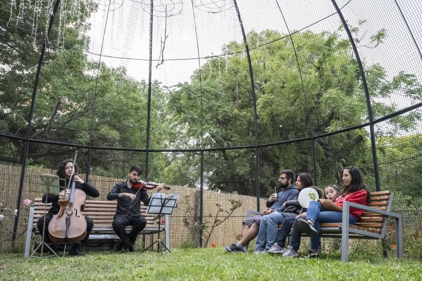 Inauguración del parque Villa Dolores