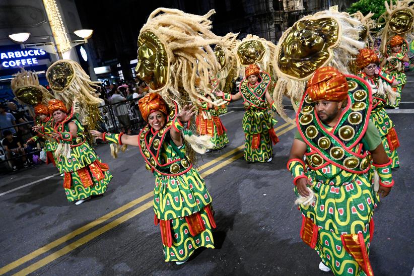 Barrio Cerrito en el desfile de Escuelas de Samba 2024 