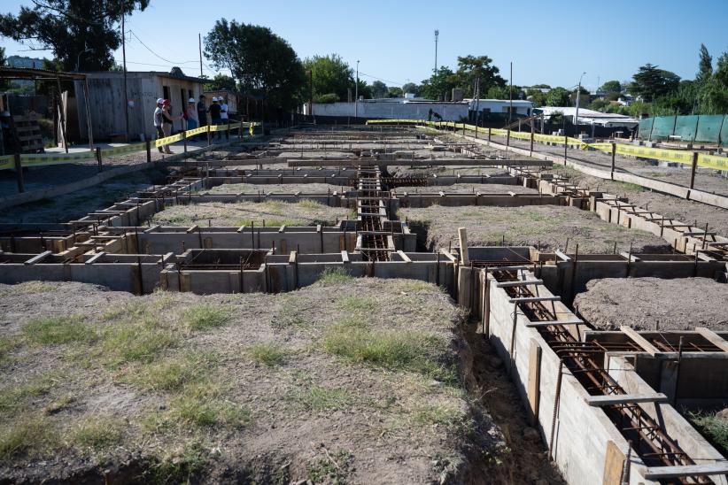 Intendenta de Montevideo Carolina Cosse recorre obras de realojo en barrio El Progreso