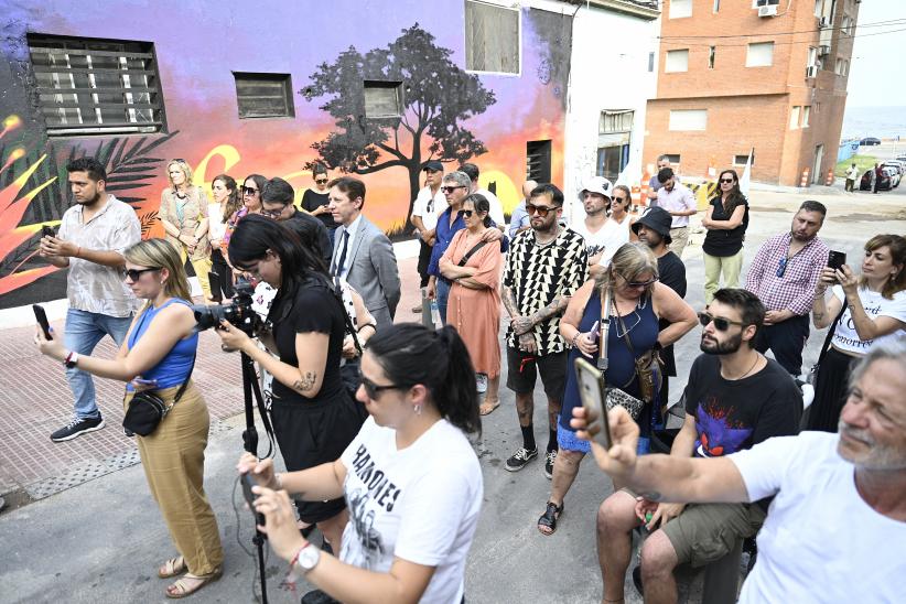 Inauguración del Mural Espacio Gunnar