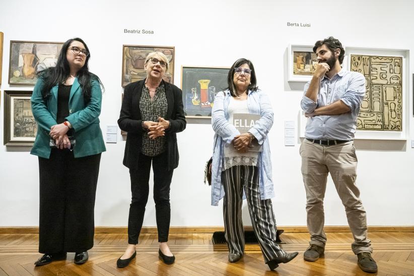 María Inés Obaldía, participa de la exposición «Ellas. Mujeres de la Escuela del Sur» en el Museo Juan Manuel Blanes