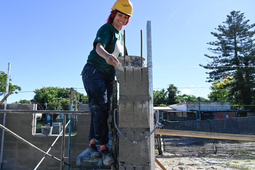 Obras de mejora del plan ABC+ en el barrio Los Milagros