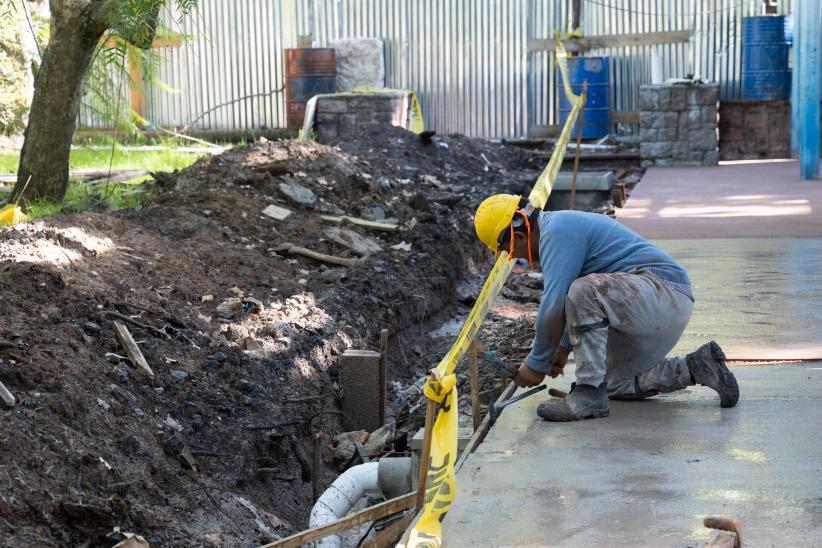 Avance de obras en el Mercado Verde