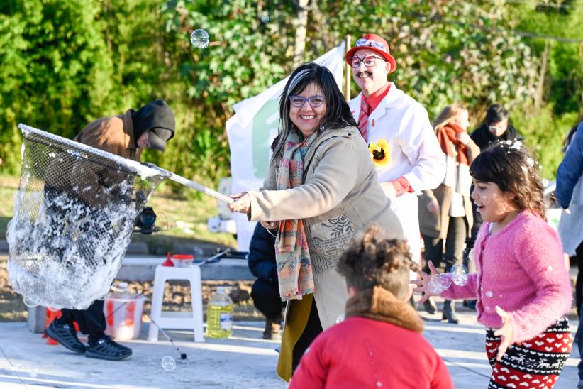 Inauguración de plaza Cañada Iyuí