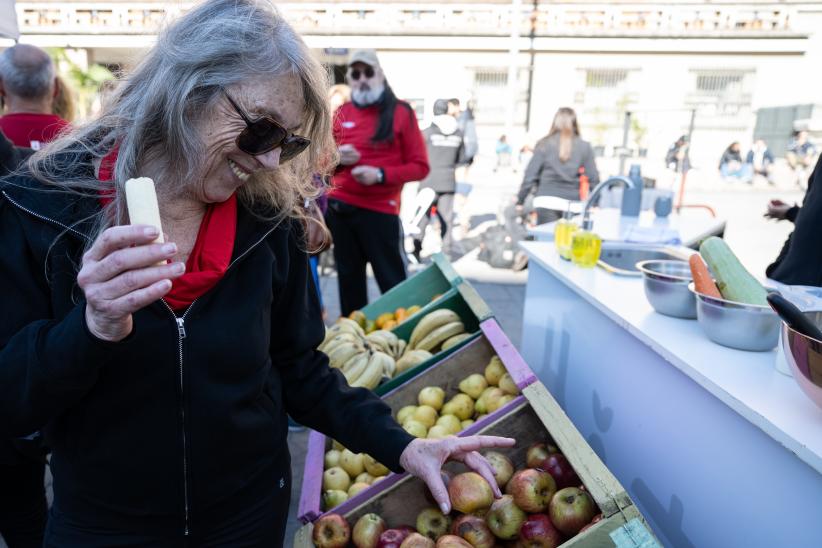 Actividad en la explanada de la Intendencia en el marco del día mundial de la Hipertensión Arterial