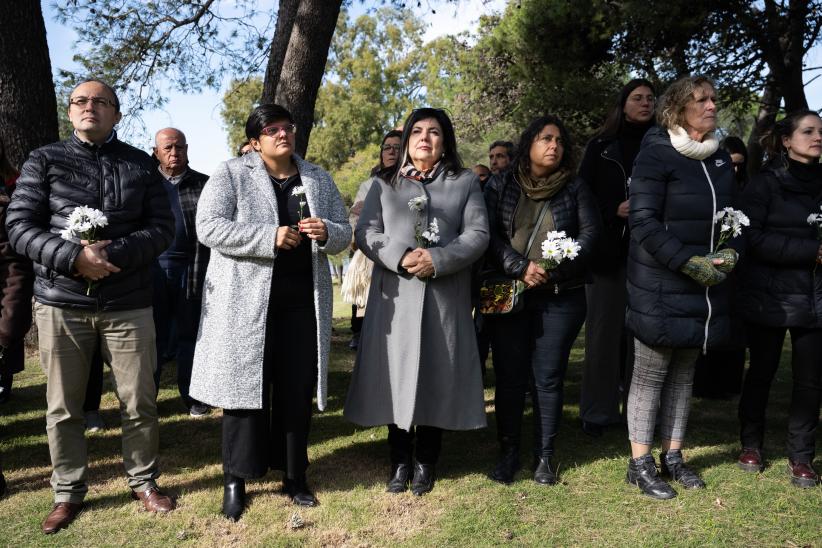 Homenaje a los detenidos desaparecidos de la dictadura cívico-militar