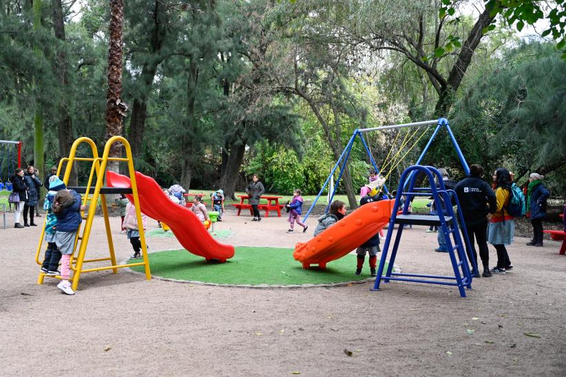 Inauguración de plaza infantil en el Jardín del Museo de la Memoria