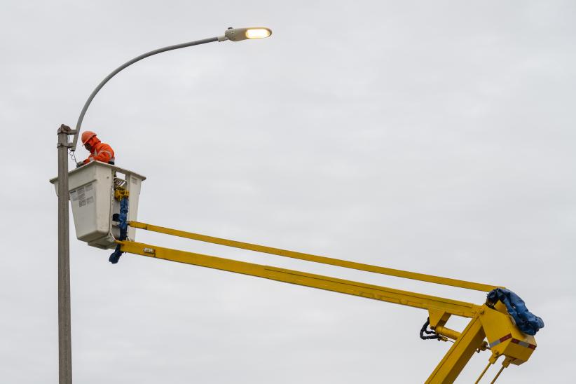 Nueva iluminación con tecnología led en la Rambla