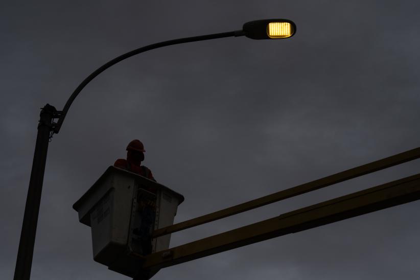 Nueva iluminación con tecnología led en la Rambla