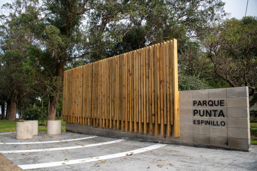 Inauguración de obras en el parque Punta Espinillo