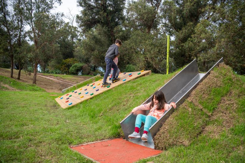 Inauguración de obras en el parque Punta Espinillo