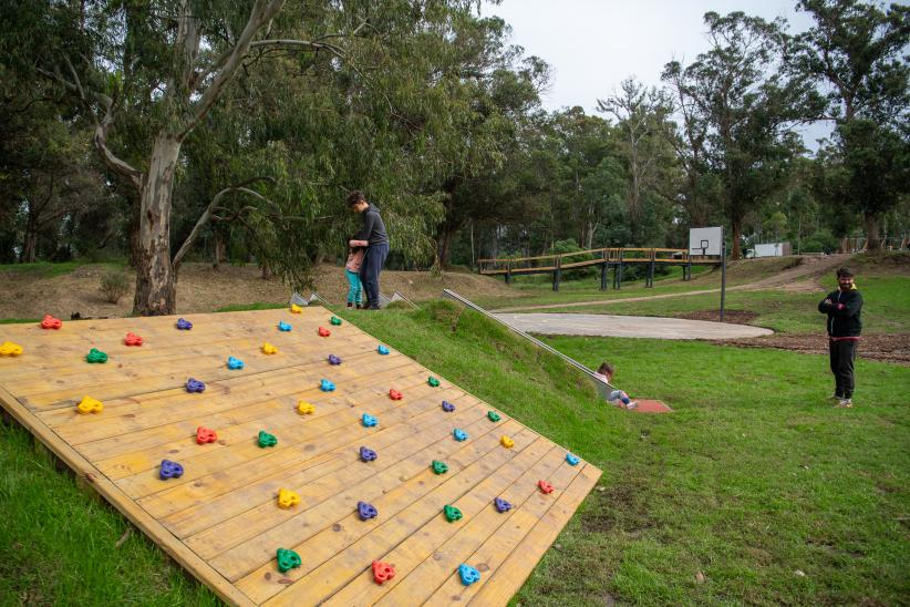 Inauguración de obras en el parque Punta Espinillo