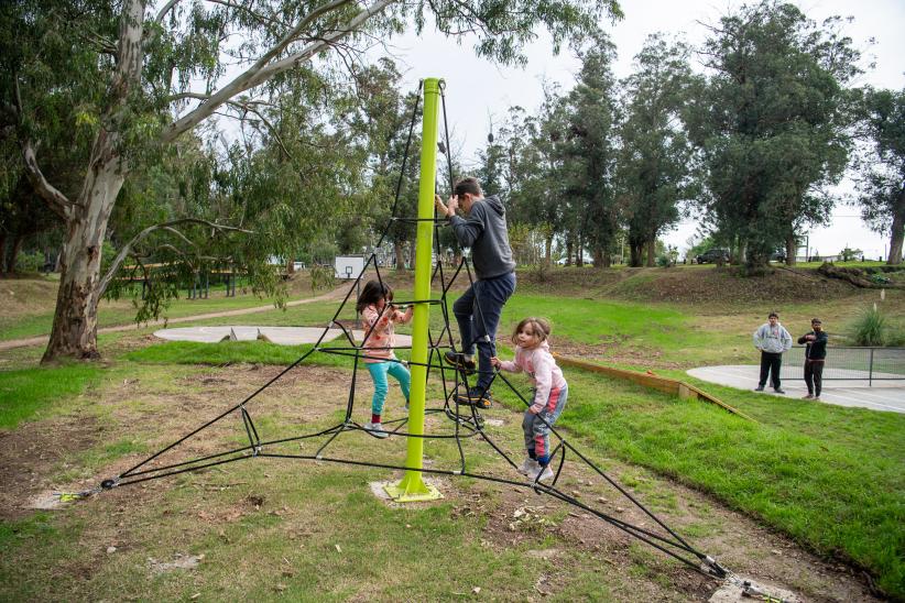 Inauguración de obras en el parque Punta Espinillo