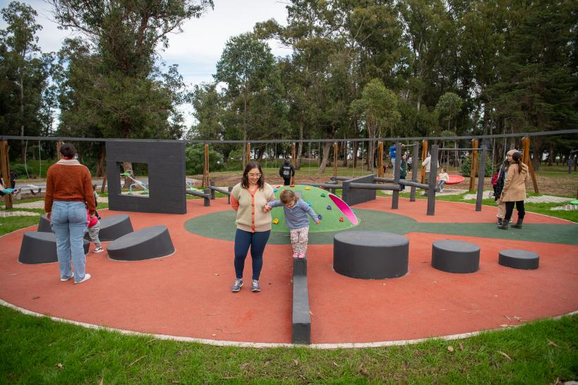 Inauguración de obras en el parque Punta Espinillo