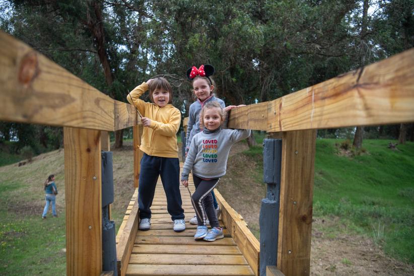 Inauguración de obras en el parque Punta Espinillo