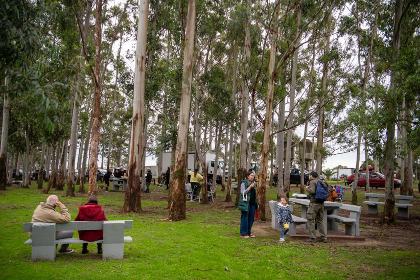 Inauguración de obras en el parque Punta Espinillo