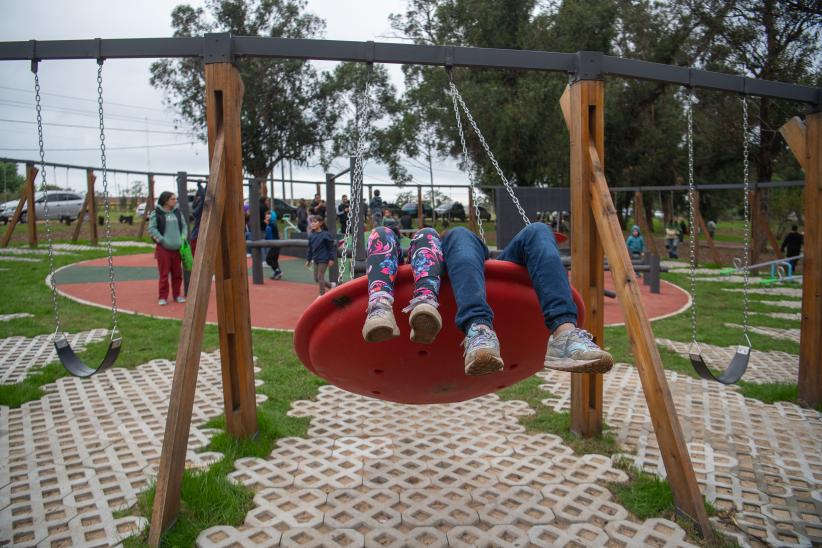 Inauguración de obras en el parque Punta Espinillo