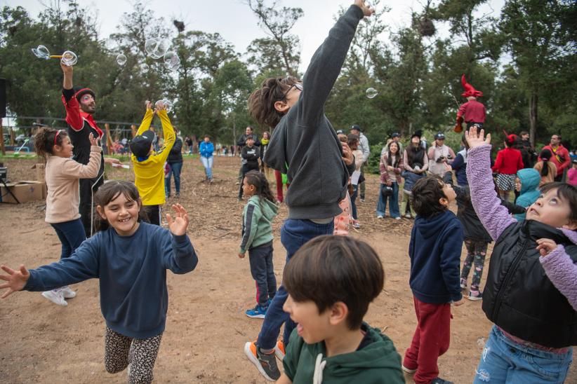 Inauguración de obras en el parque Punta Espinillo