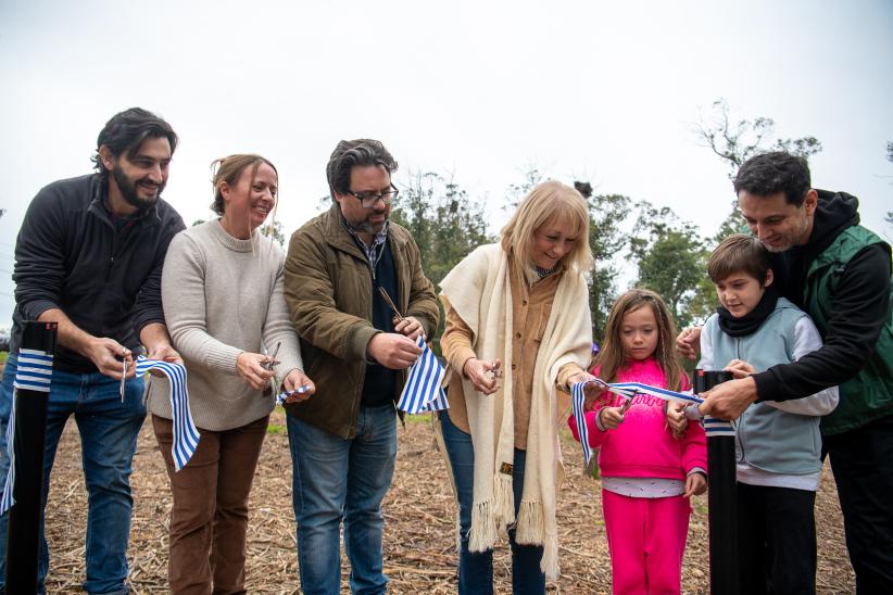 Inauguración de obras en el parque Punta Espinillo