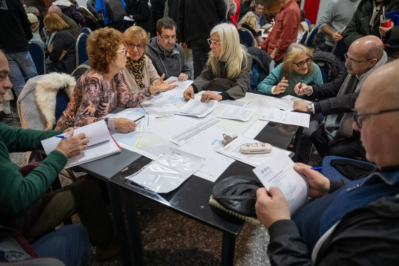 Presentación y evaluación participativa de avances del programa de extensión Construcción colectiva