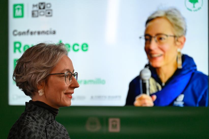 Conferencia a cargo de  la urbanista y exsecretaria de Planeación de Bogotá, María Mercedes Jaramillo.