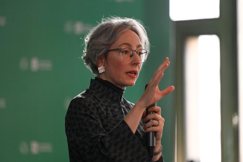 Conferencia a cargo de  la urbanista y exsecretaria de Planeación de Bogotá, María Mercedes Jaramillo.