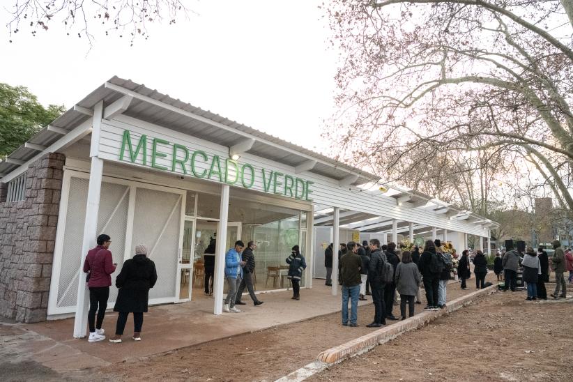 Inauguración de obra en el Mercado Verde