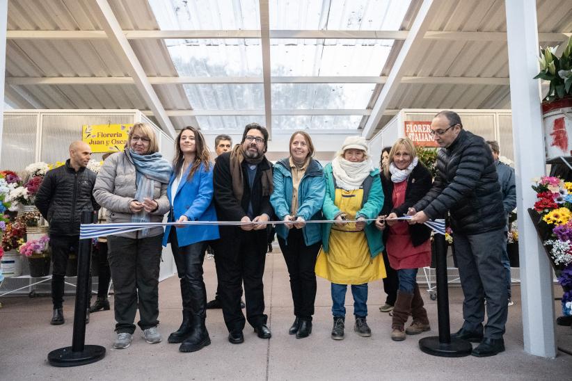 Inauguración de obra en el Mercado Verde