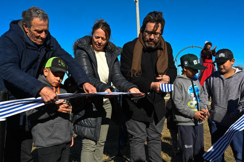 Inauguración de plaza en Berna y Vigo en el marco del proyecto Áreas Liberadas