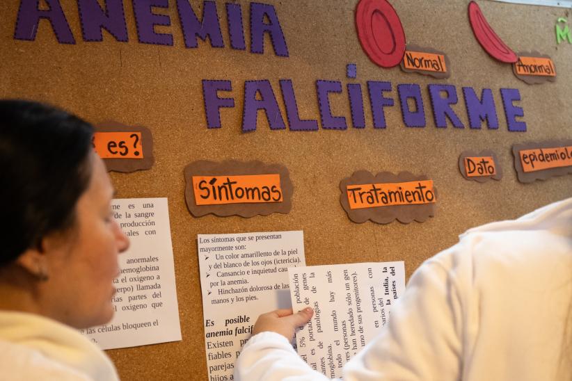 Jornada de concientización y prevención de la anemia falciforme en la policlínica barrio Sur