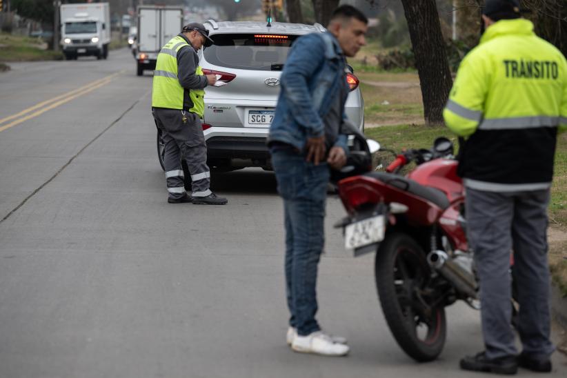 Operativo de tránsito