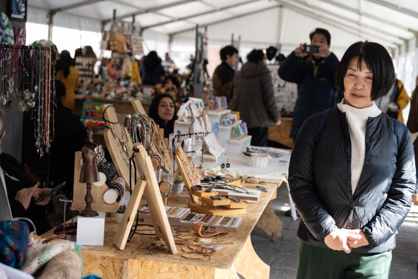 Intendenta Mauricio Zunino, recorre Feria de Emprendimientos por el día de Artesanas y Artesanos, 30 de Julio de 2024