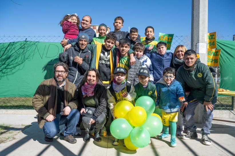 Inauguración de obra del Presupuesto Participativo en el Club Arapey Mendoza