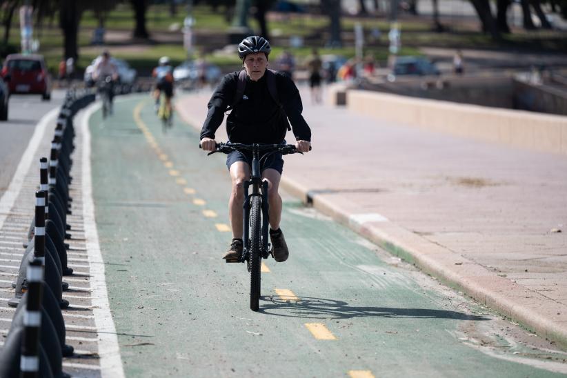 Finalización de obras en la ciclovía de la Rambla