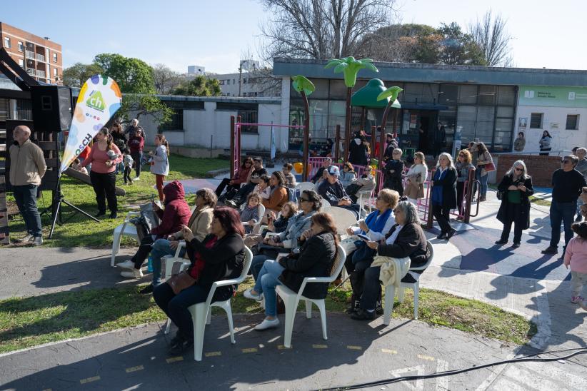 Presupuesto Participativo: Inauguración de Espacio recreativo en Santiago Rivas y Michelena