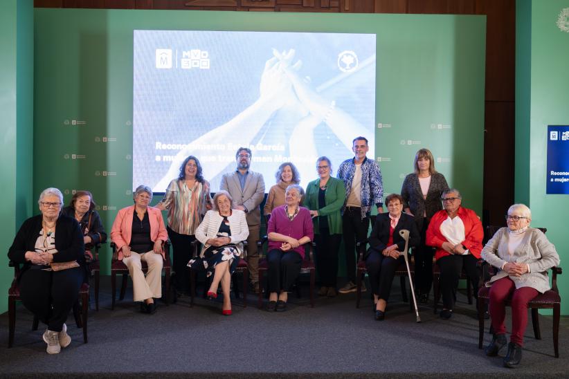 Ceremonia de reconocimiento, Estela García: Mujeres que transforman Montevideo