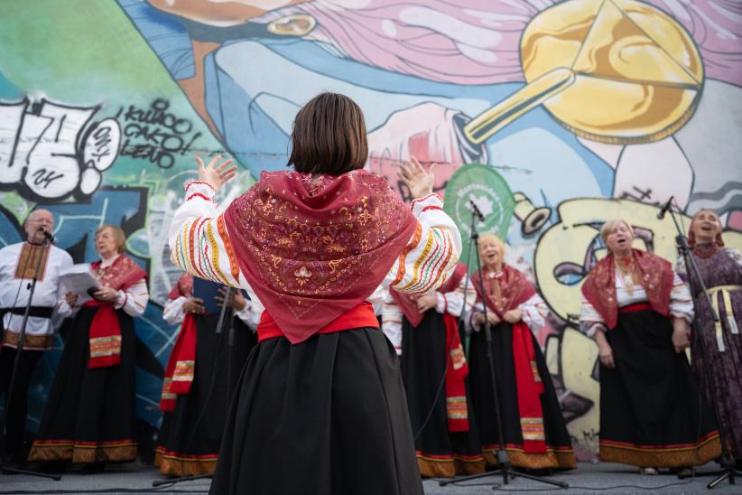 Obra del Presupuesto Participativo: Inauguración de plaza Vladimir Roslik