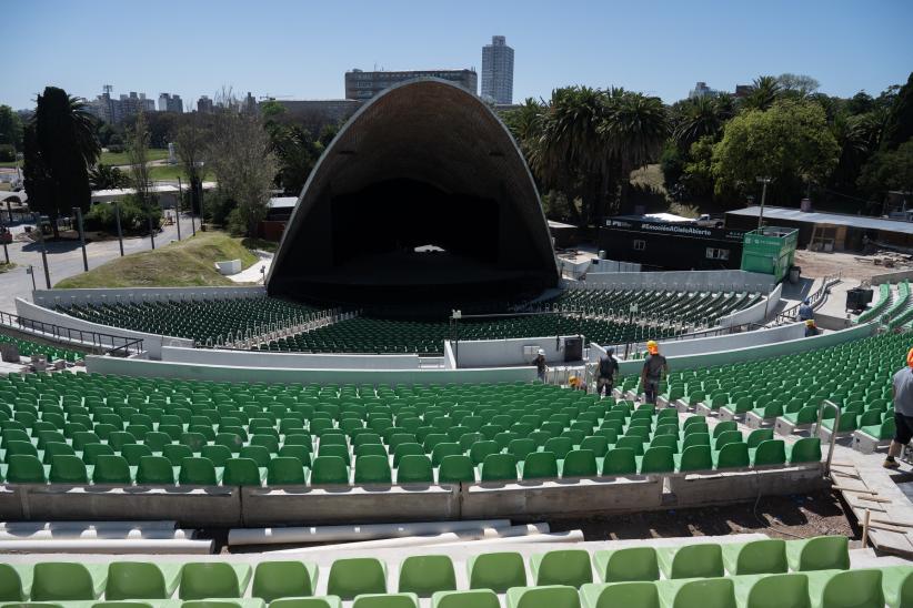 Conferencia de prensa por obras en el Teatro de Verano