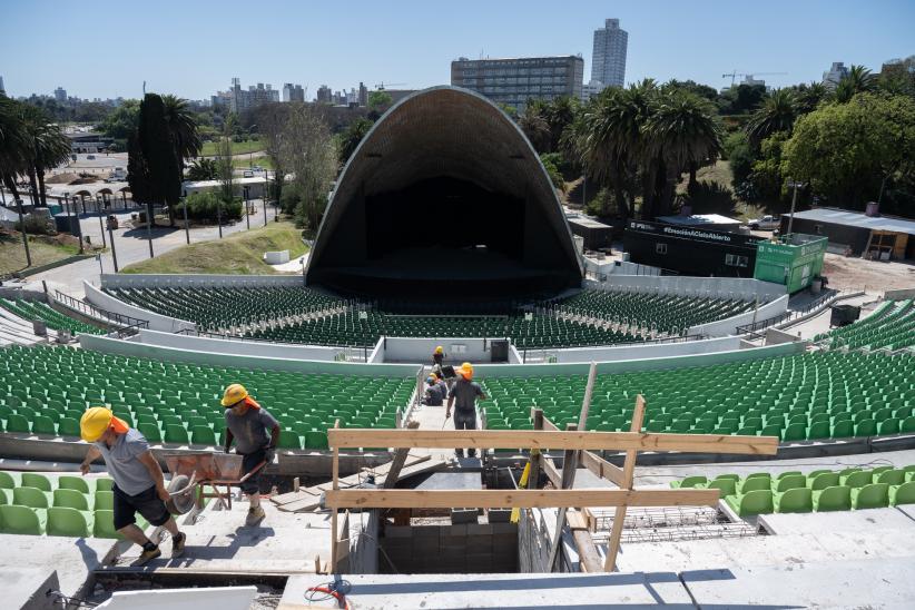 Conferencia de prensa por obras en el Teatro de Verano