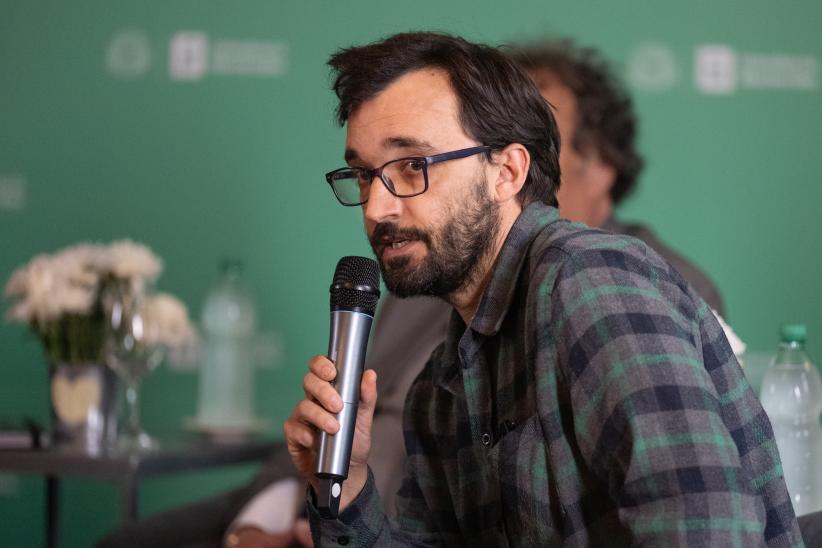 Conferencia de prensa por hallazgo de restos arqueológicos en el Caserío de los Negros