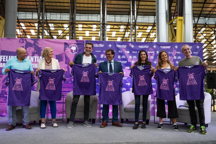 Conferencia de prensa por el lanzamiento de la 29ª edición de la carrera San Felipe y Santiago