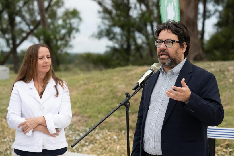 Inauguración del mirador de Santiago Vázquez