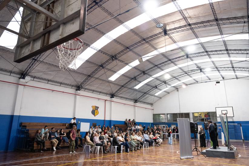 Inauguración de obra del Presupuesto Participativo: Acondicionamiento del gimnasio de ASUR