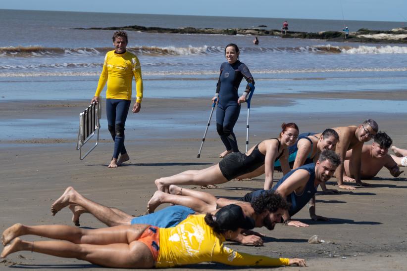 Taller de surf Adaptado, Soñando sobre las olas.