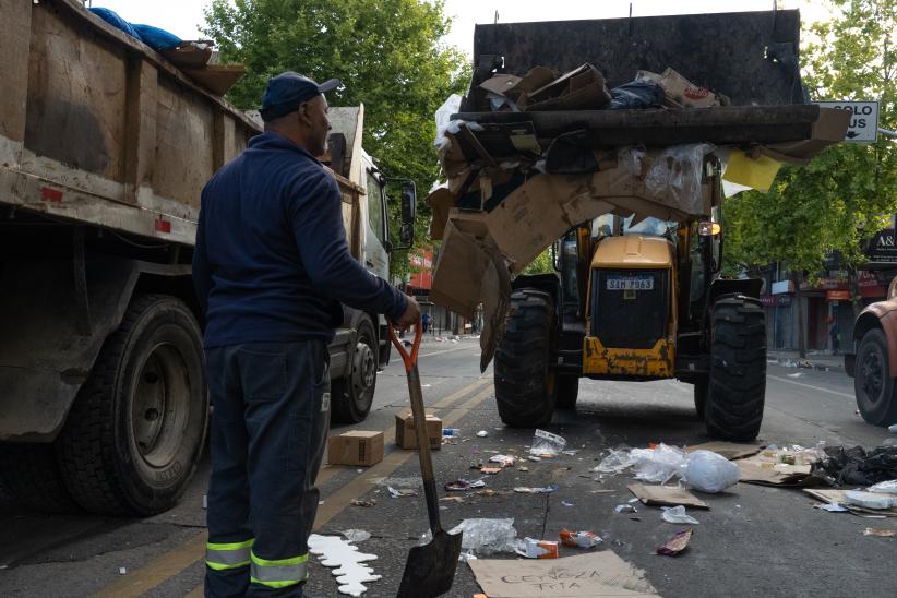 Operativo de limpieza Feria Vía Blanca, 6 de enero de 2025