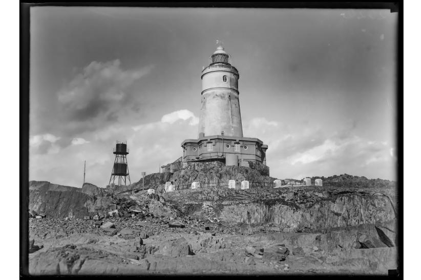 Faro de la Isla de Flores. Año 1921