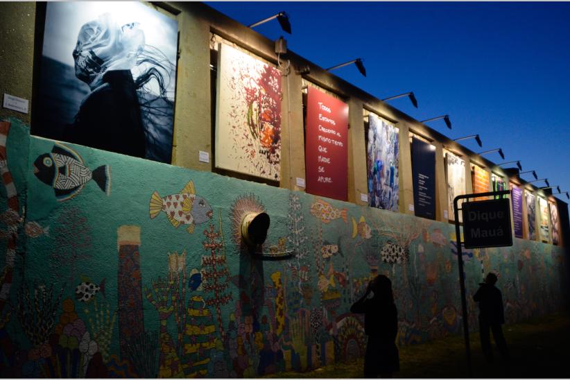 inauguracion de la muestra de murales Dique Maúa. galeria a cielo abierto