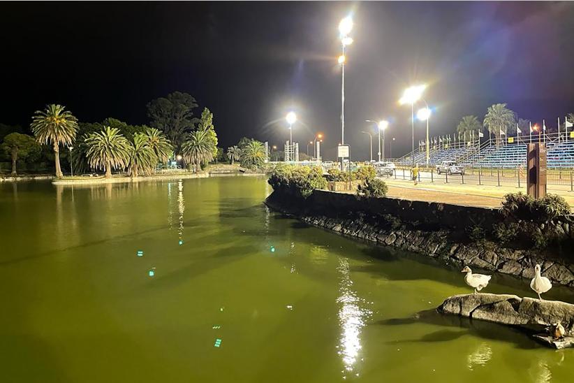 Ampliación de red lumínica de las canteras del Parque Rodó