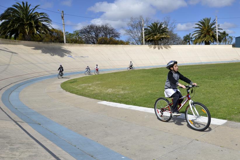 Pedalea en Parque Batlle en el Velodromo