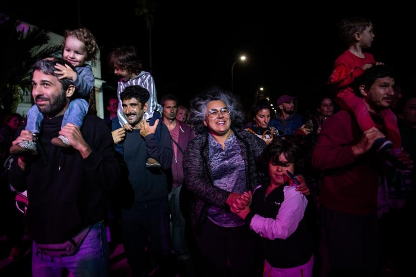 Actuación de la Banda Sinfónica de Montevideo en el balneario La Paloma, Rocha